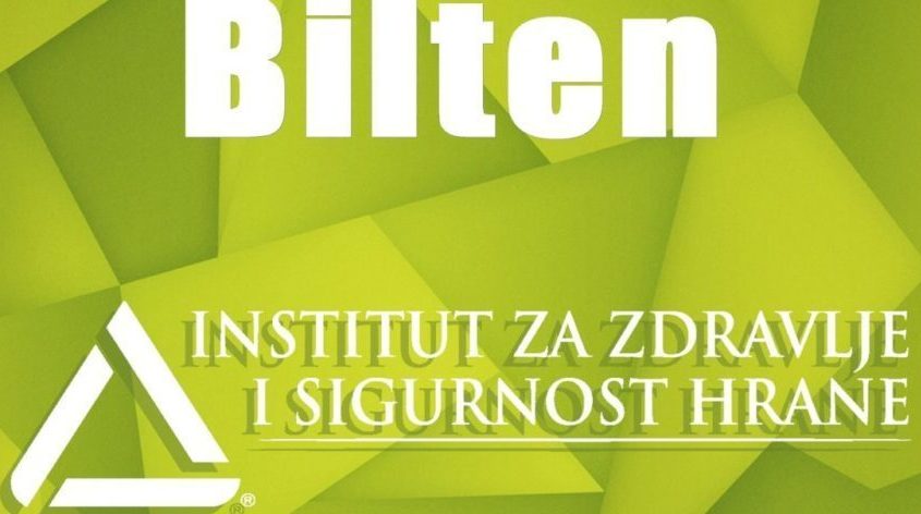 Bilten Službe Za Zdravstvenu Ekologiju I Higijenu – Novembar, 2016.