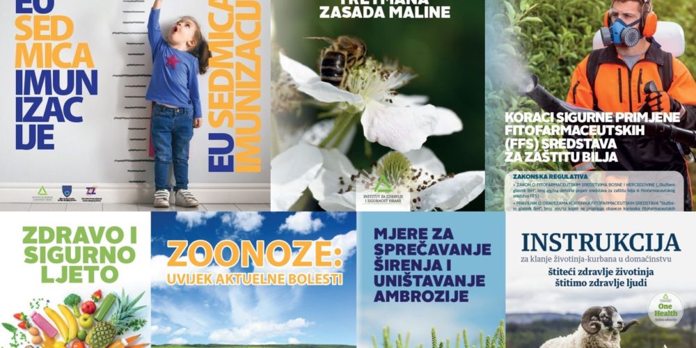 Informativni Materijali INZ-a: O Sigurnijem Ljetu, Vakcinama, Bolestima Bilja, životinja…